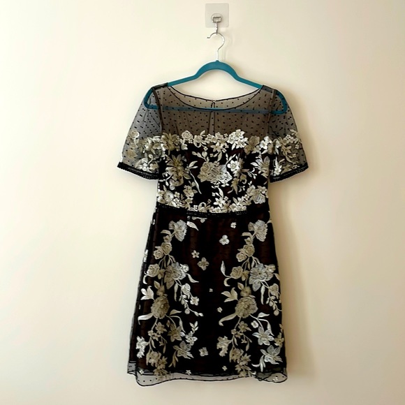 Marchesa cocktail dress size 6, worn once - in perfect condition. - Picture 1 of 12